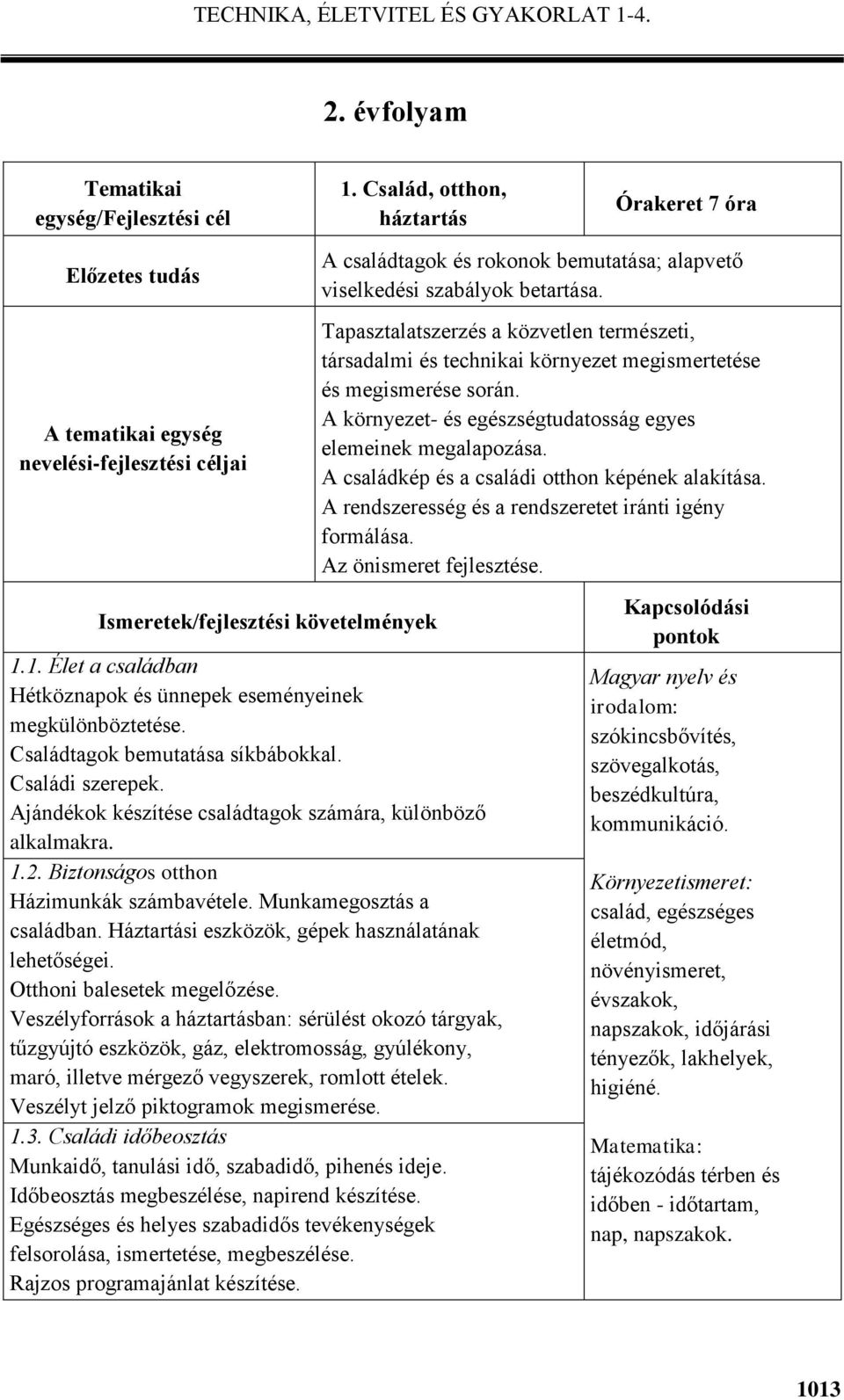 Háztartási eszközök, gépek használatának lehetőségei. Otthoni balesetek megelőzése.