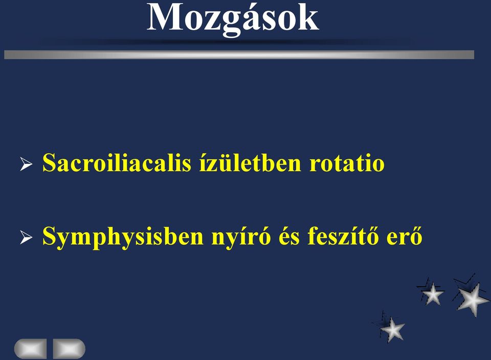 ízületben rotatio
