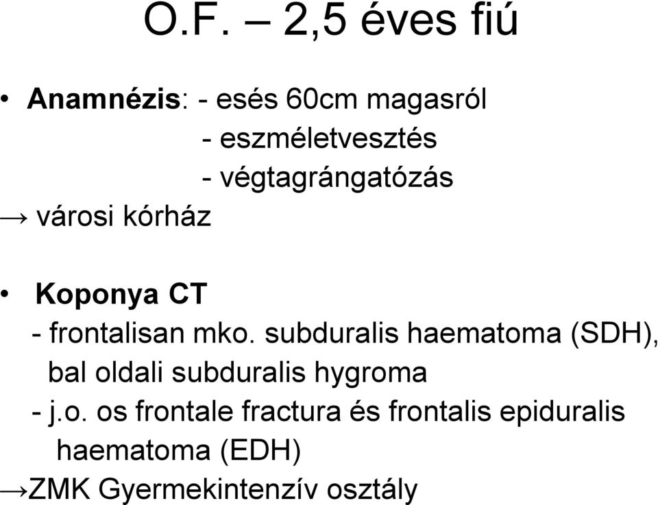 subduralis haematom