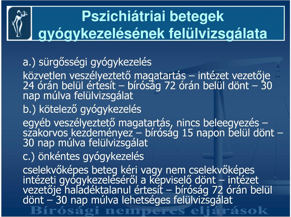 felülvizsgálat b.