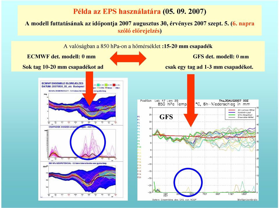 5. (6. napra szóló előrejelzés) ECMWF det.