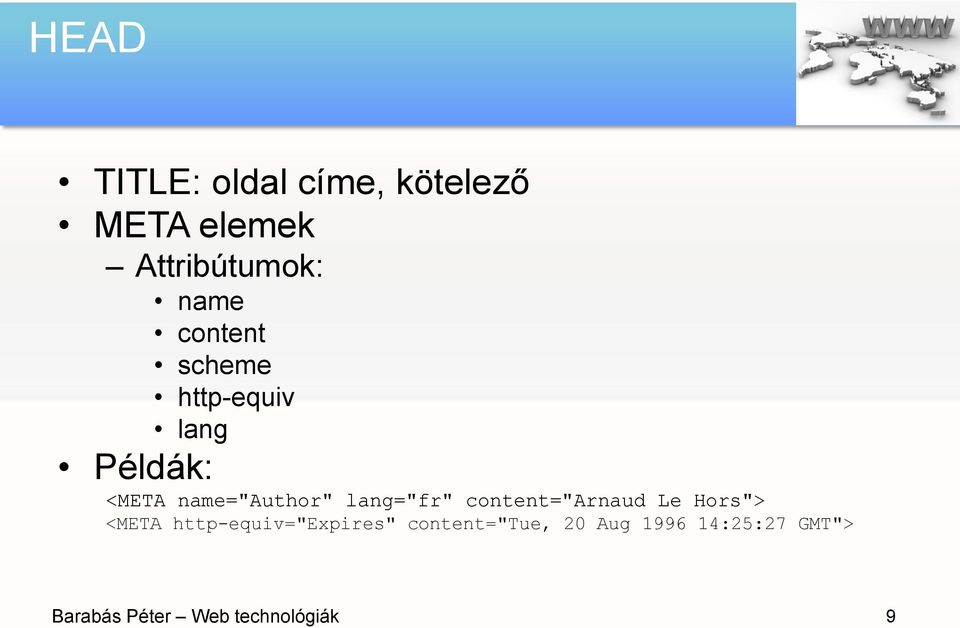 lang="fr" content="arnaud Le Hors"> <META http-equiv="expires"