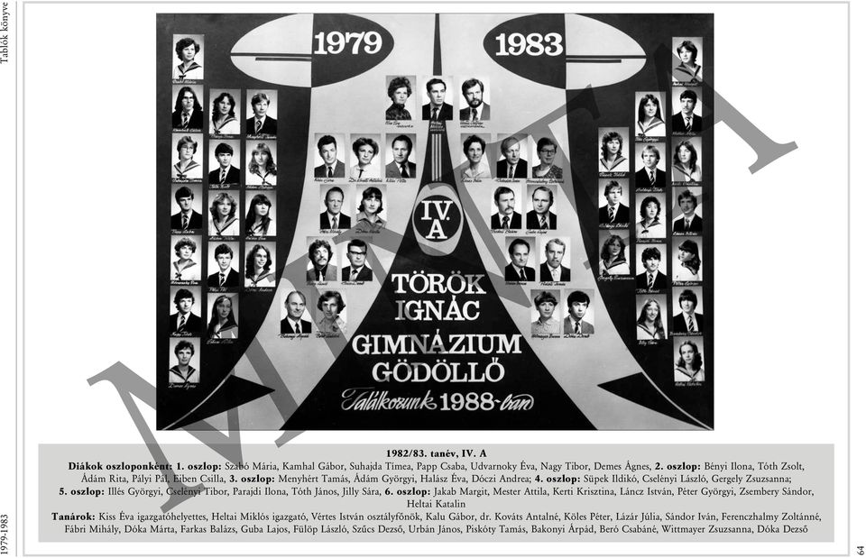 oszlop: Illés Györgyi, Cselényi Tibor, Parajdi Ilona, Tóth János, Jilly Sára, 6.