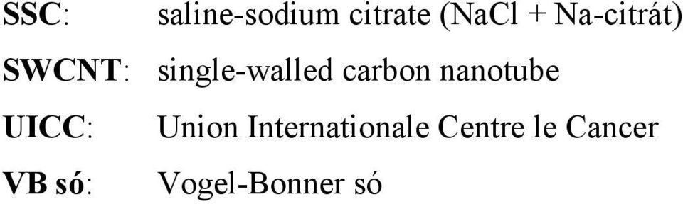 carbon nanotube UICC: Union