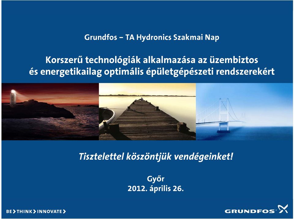 energetikailag optimális épületgépészeti