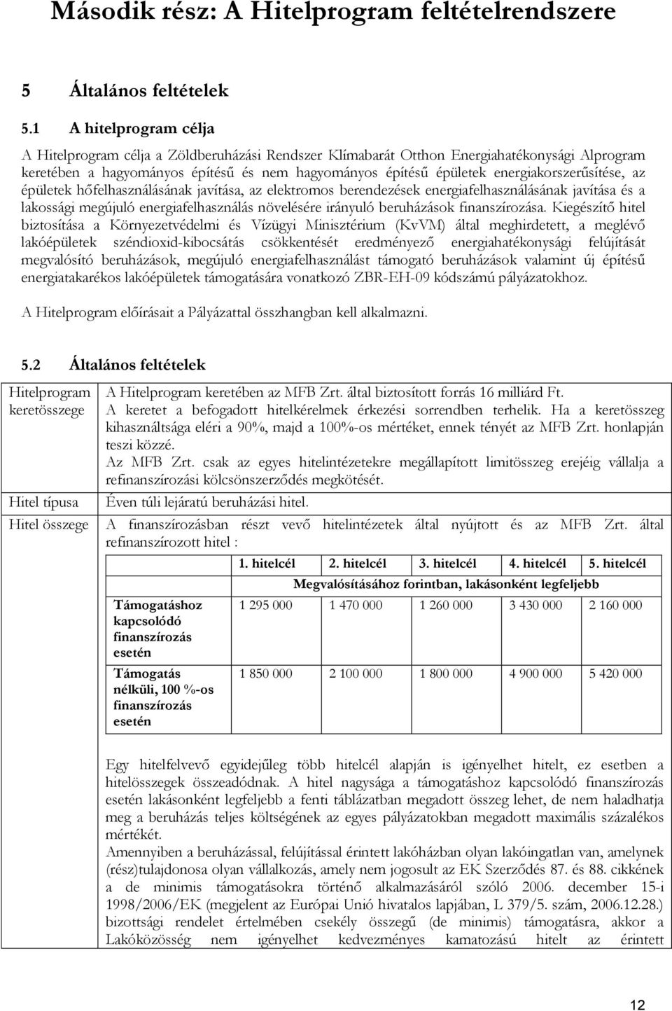 energiakorszerűsítése, az épületek hőfelhasználásának javítása, az elektromos berendezések energiafelhasználásának javítása és a lakossági megújuló energiafelhasználás növelésére irányuló beruházások