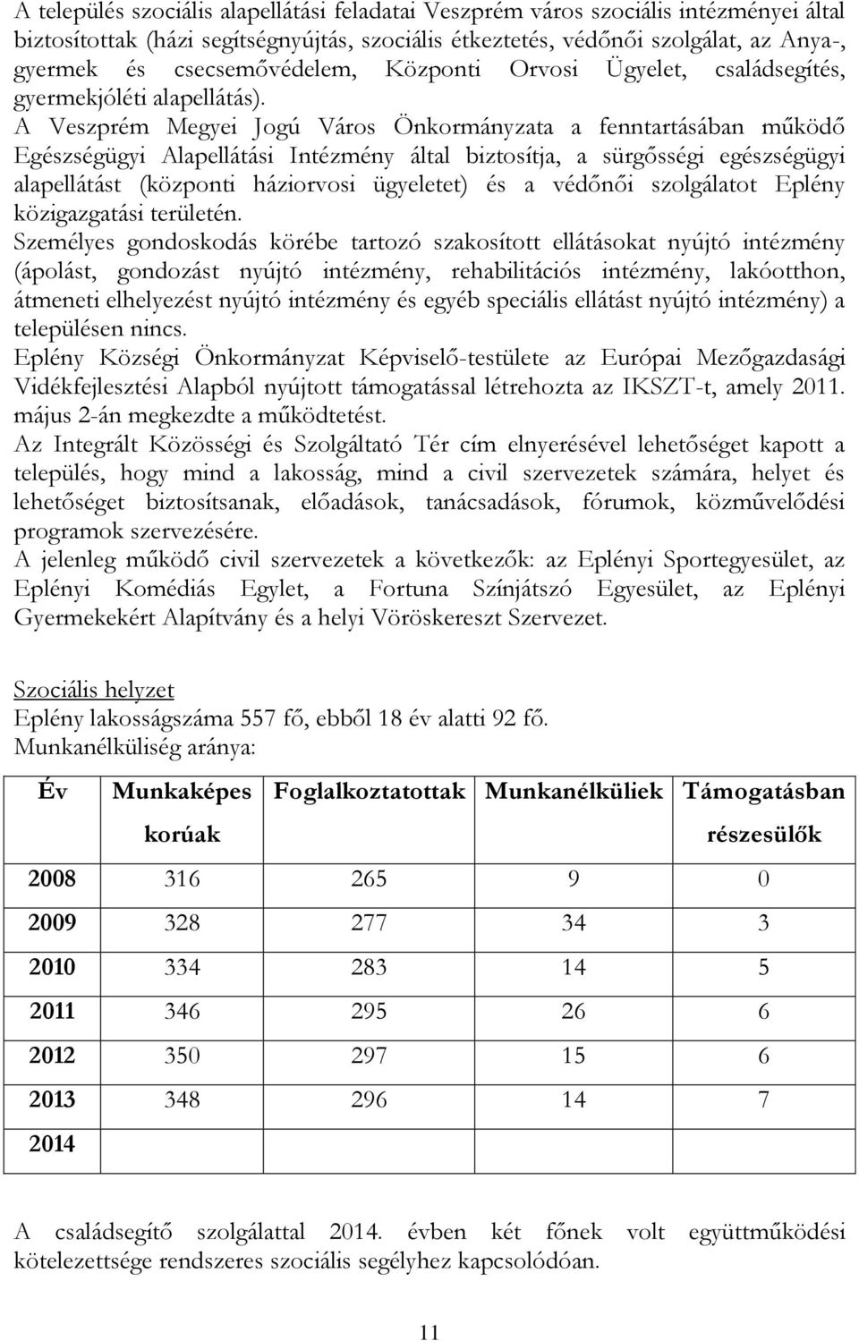 A Veszprém Megyei Jogú Város Önkormányzata a fenntartásában működő Egészségügyi Alapellátási Intézmény által biztosítja, a sürgősségi egészségügyi alapellátást (központi háziorvosi ügyeletet) és a