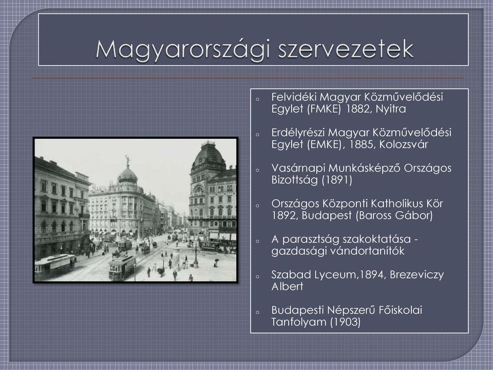 Országs Közpnti Kathlikus Kör 1892, Budapest (Barss Gábr) A parasztság szakktatása -