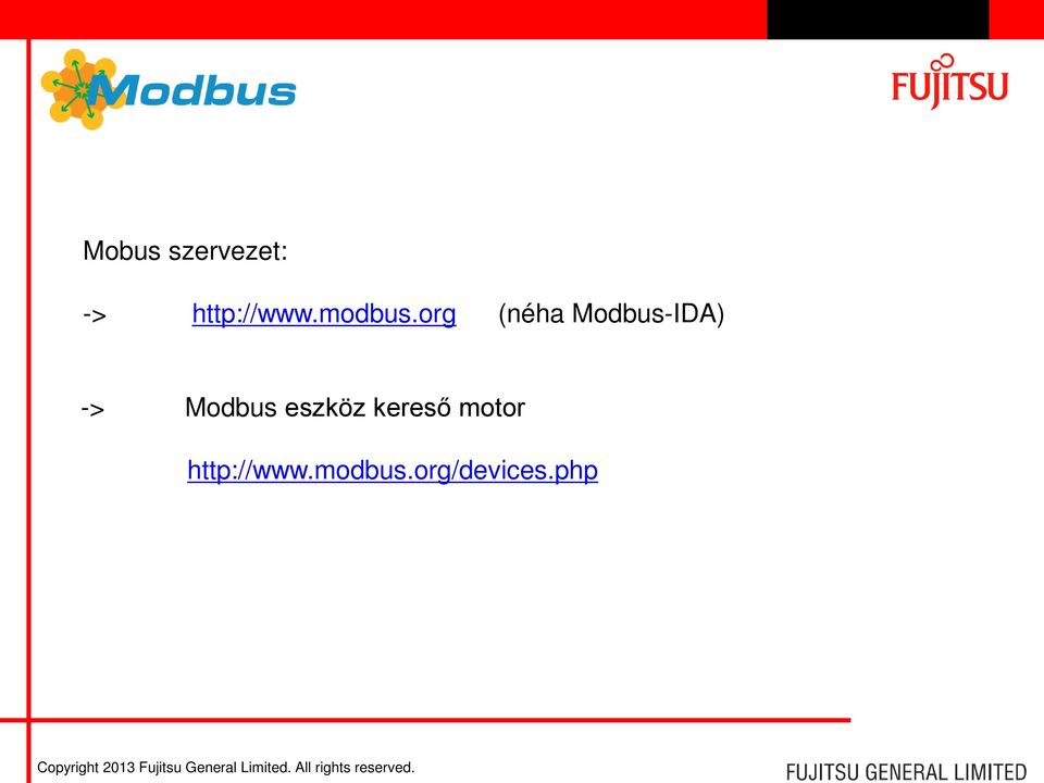 org (néha Modbus-IDA) ->