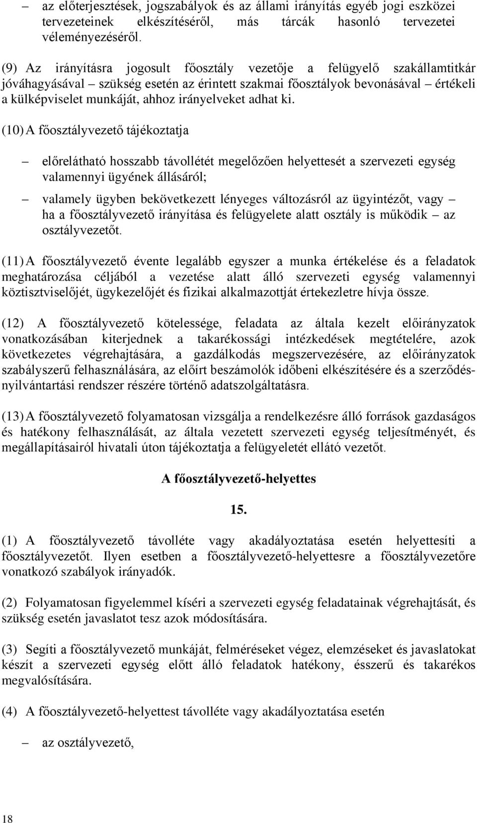 irányelveket adhat ki.
