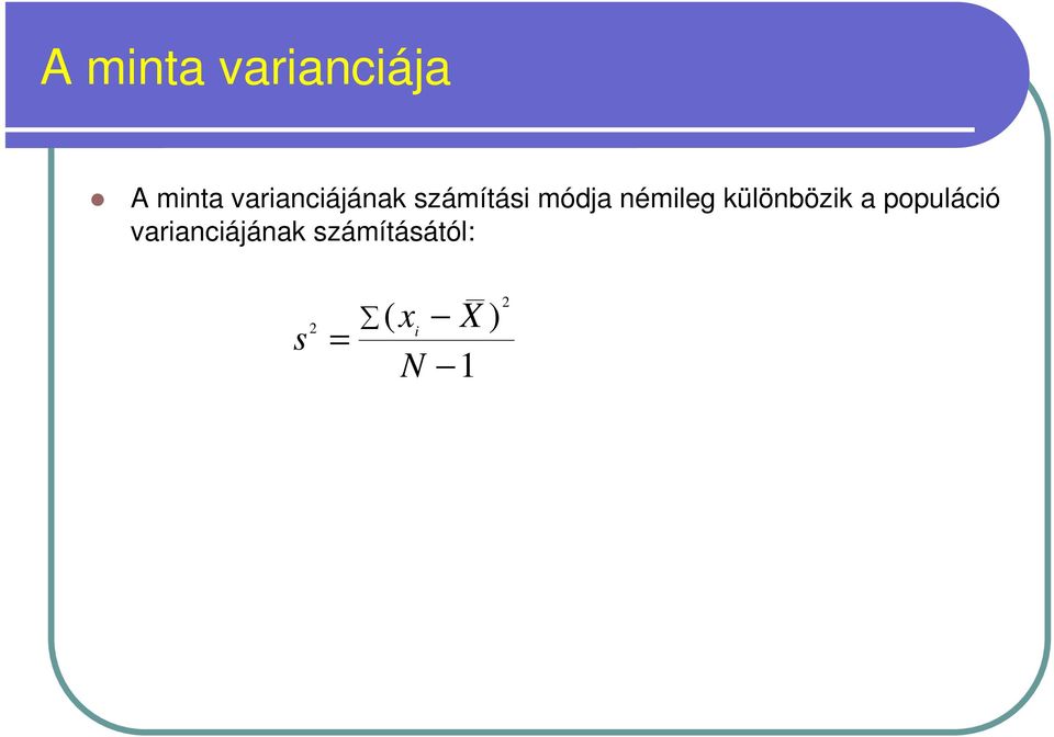 némileg különbözik a populáció