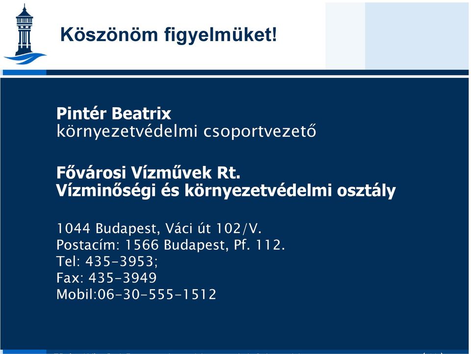 Vízművek Rt.