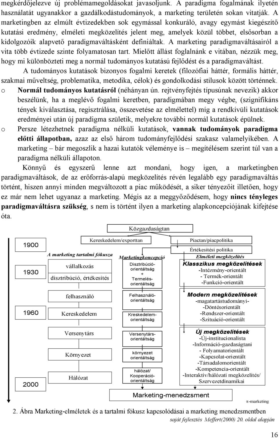 paradigmaváltásként definiáltak. A marketing paradigmaváltásairól a vita több évtizede szinte folyamatosan tart.