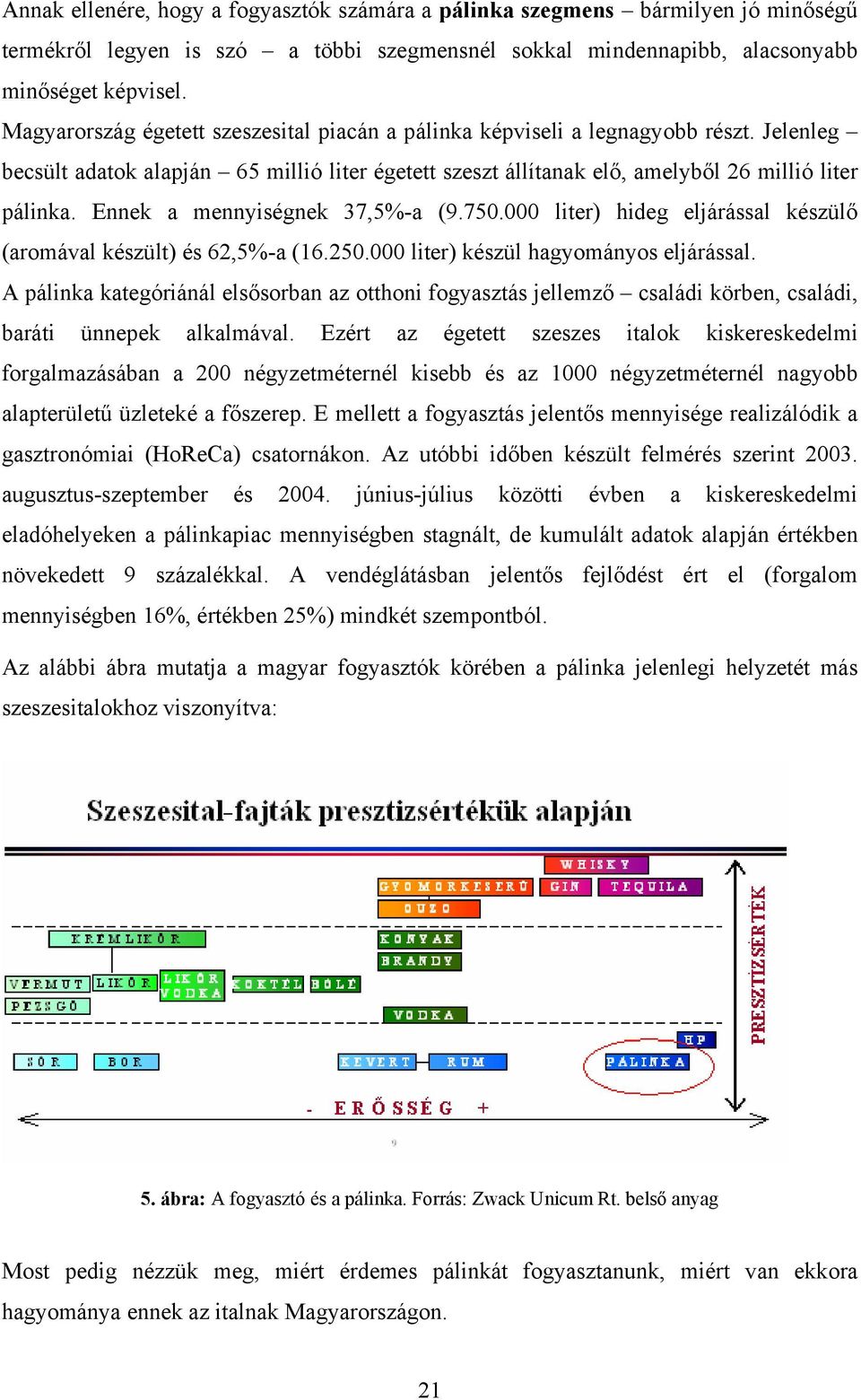 Ennek a mennyiségnek 37,5%-a (9.750.000 liter) hideg eljárással készülő (aromával készült) és 62,5%-a (16.250.000 liter) készül hagyományos eljárással.