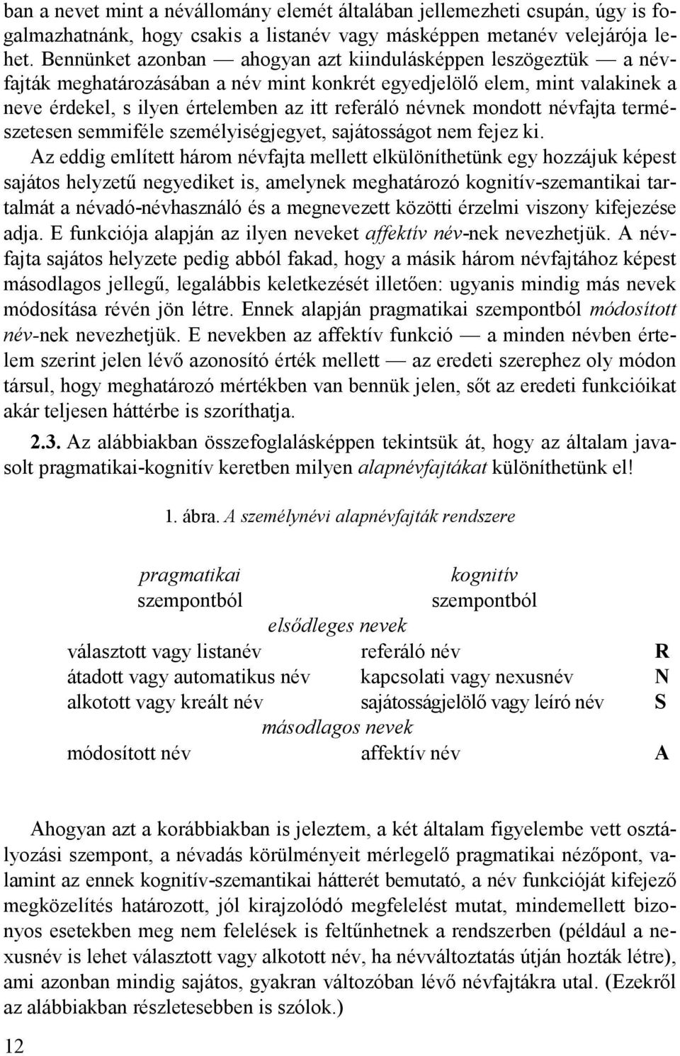 mondott névfajta természetesen semmiféle személyiségjegyet, sajátosságot nem fejez ki.