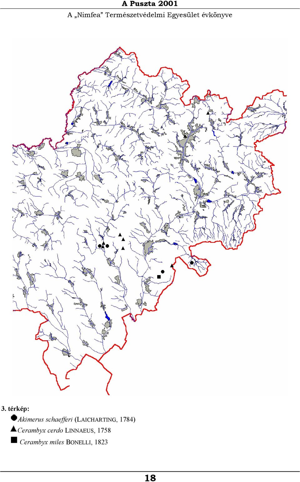 térkép: Akimerus schaefferi (LAICHARTING,