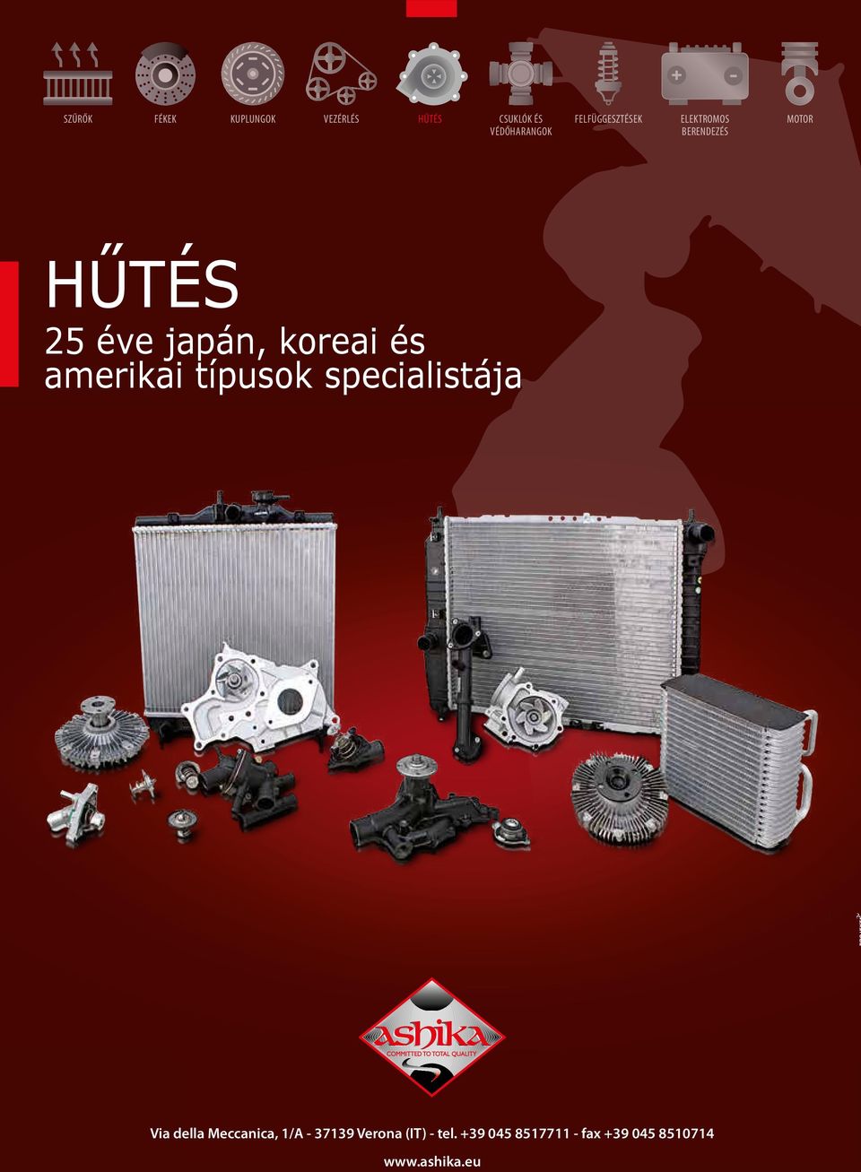 koreai és amerikai típusok specialistája Via della Meccanica, 1/A -