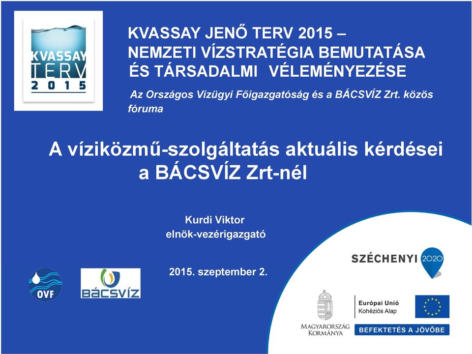 BÁCSVÍZ Zrt.