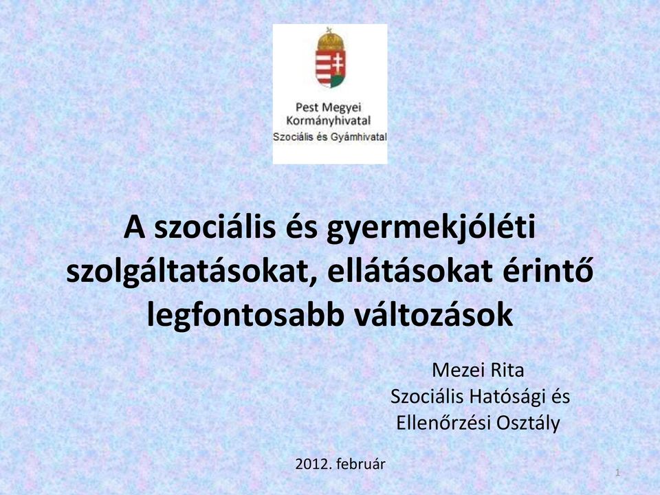 legfontosabb változások Mezei Rita