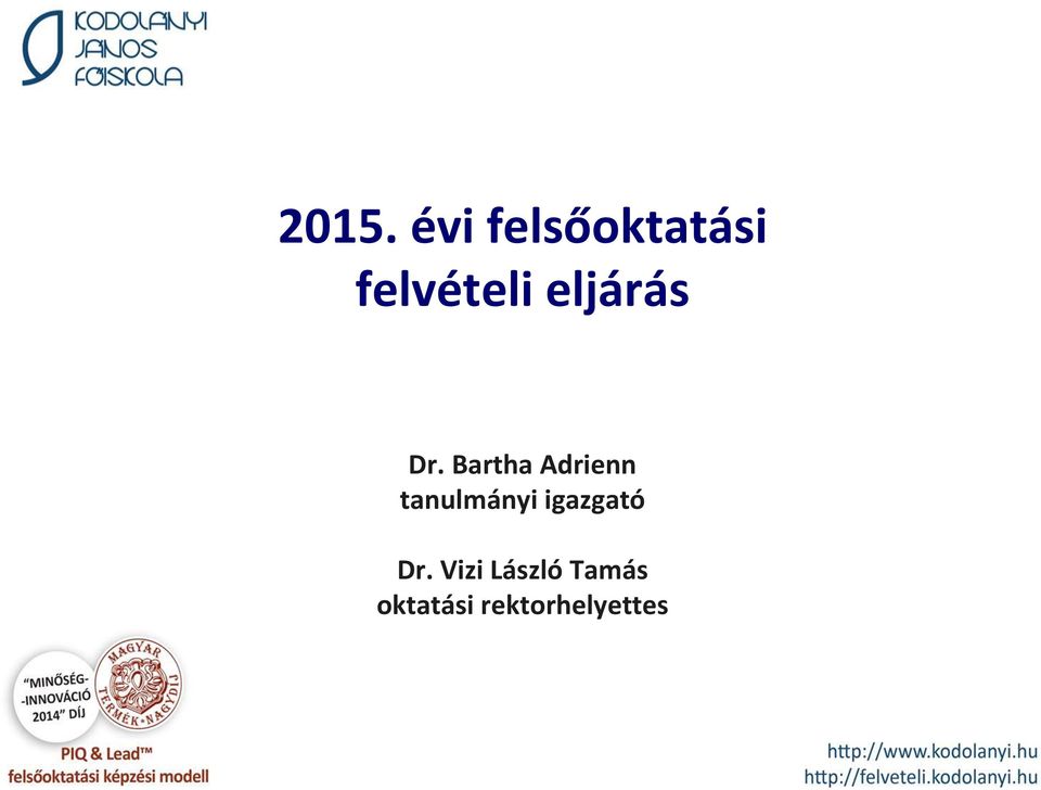 Bartha Adrienn tanulmányi