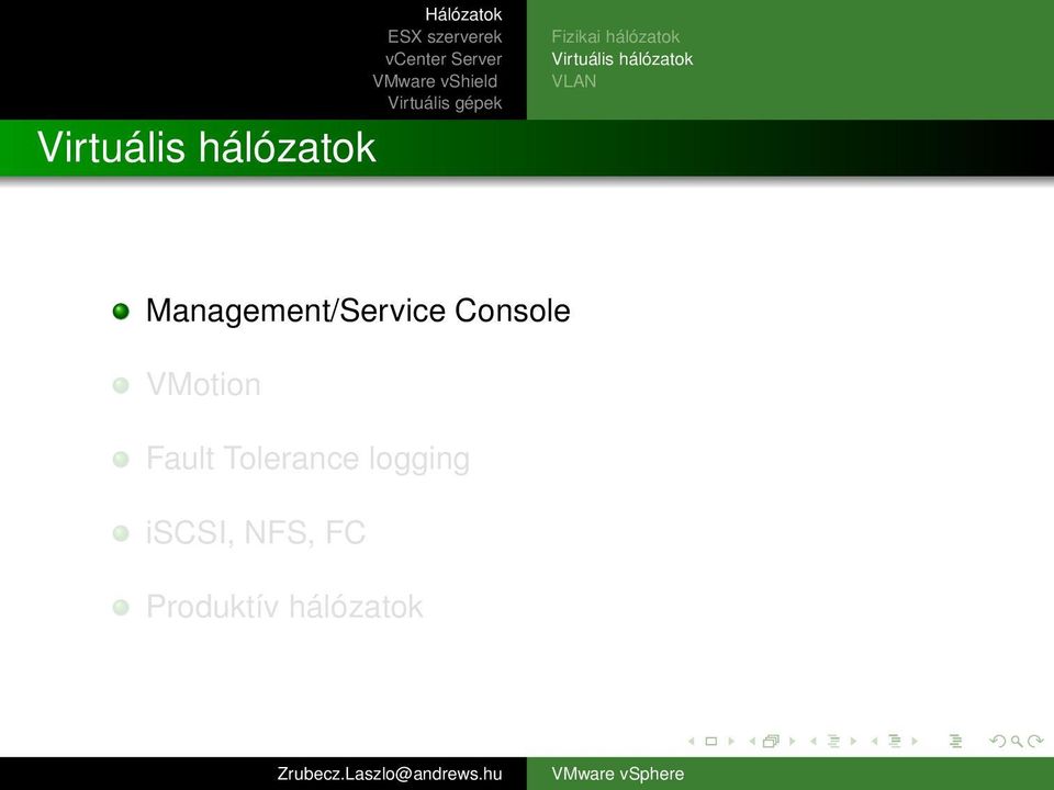 Management/Service Console VMotion