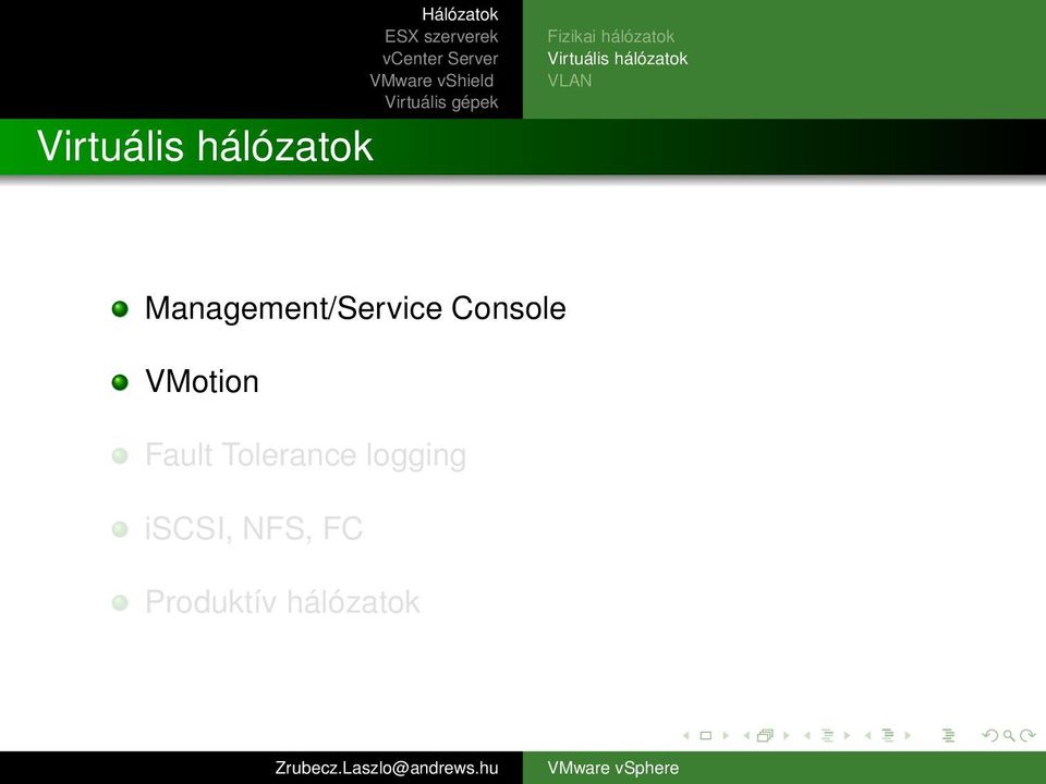 Management/Service Console VMotion