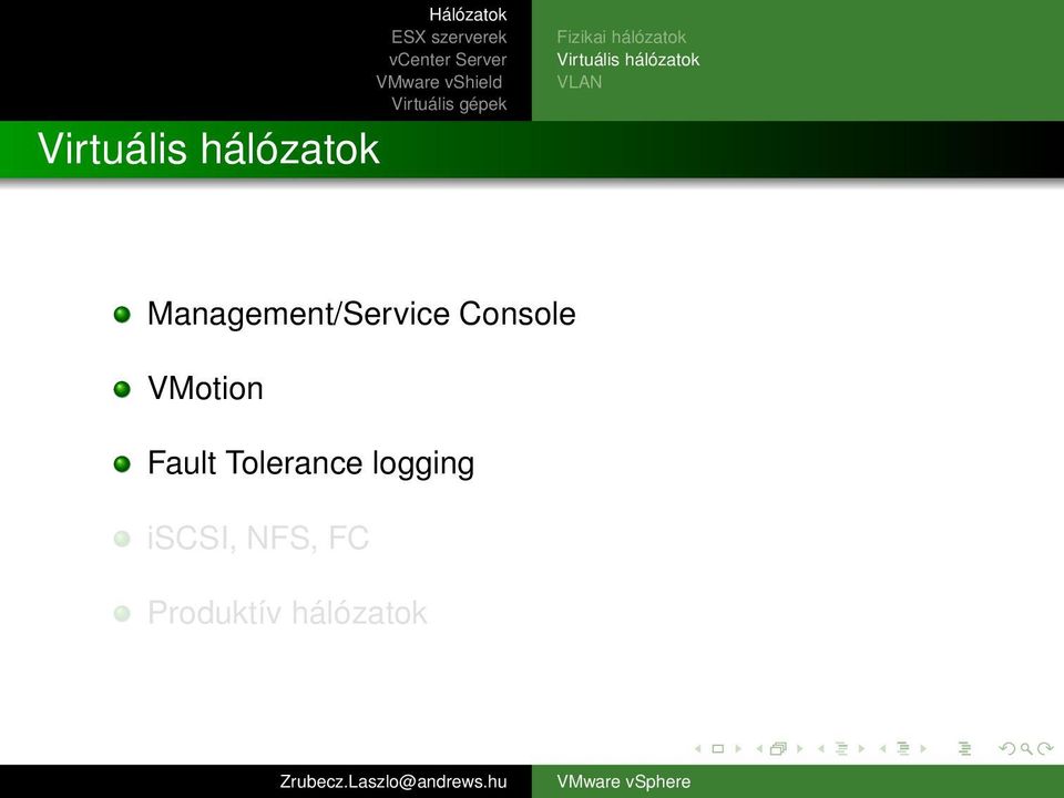 Management/Service Console VMotion