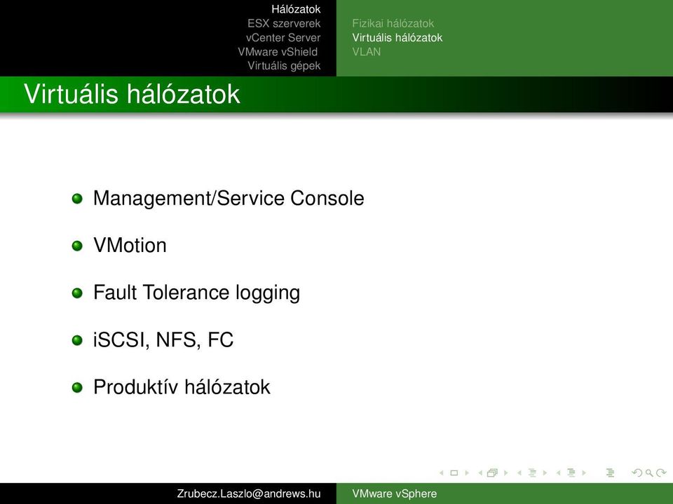 Management/Service Console VMotion