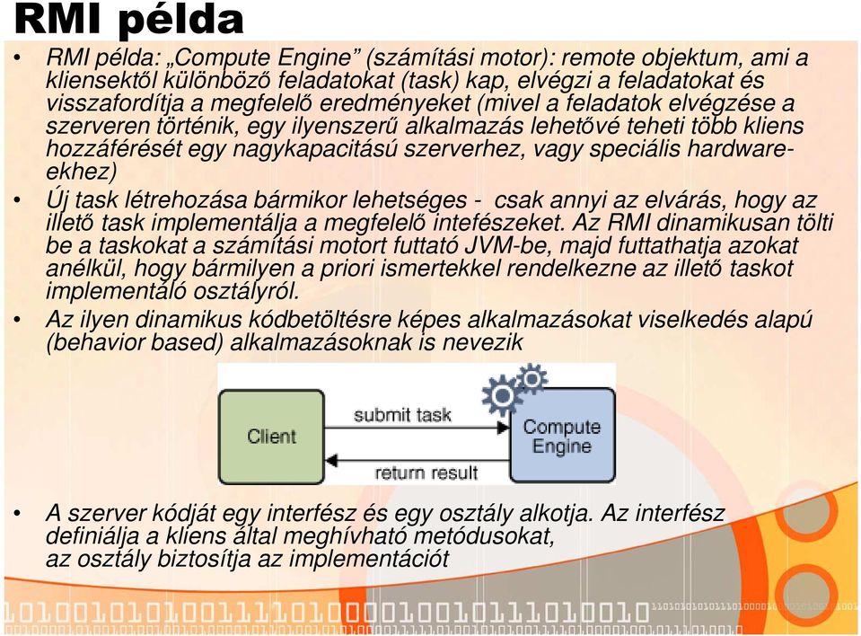 lehetséges - csak annyi az elvárás, hogy az illető task implementálja a megfelelő intefészeket.