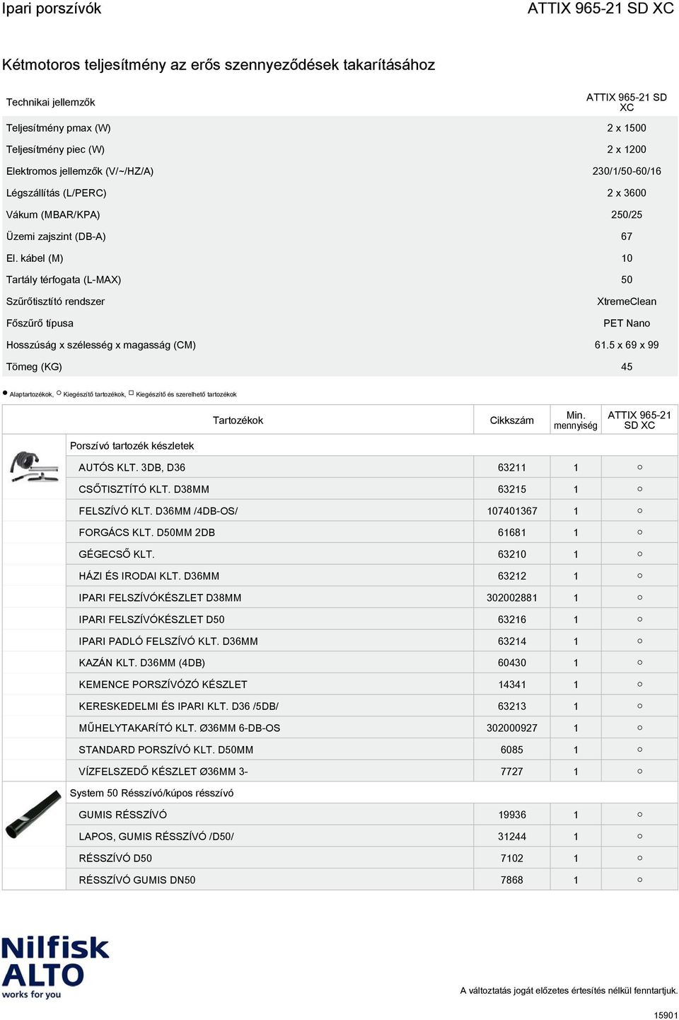 5 x 69 x 99 Tömeg (KG) 45 Alaptartozékok, Kiegészítő tartozékok, Kiegészítő és szerelhető tartozékok Porszívó tartozék készletek AUTÓS KLT. 3DB, D36 63211 1 CSŐTISZTÍTÓ KLT.