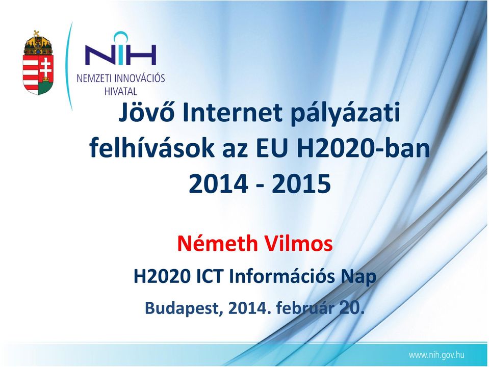 2014-2015 NémethVilmos H2020