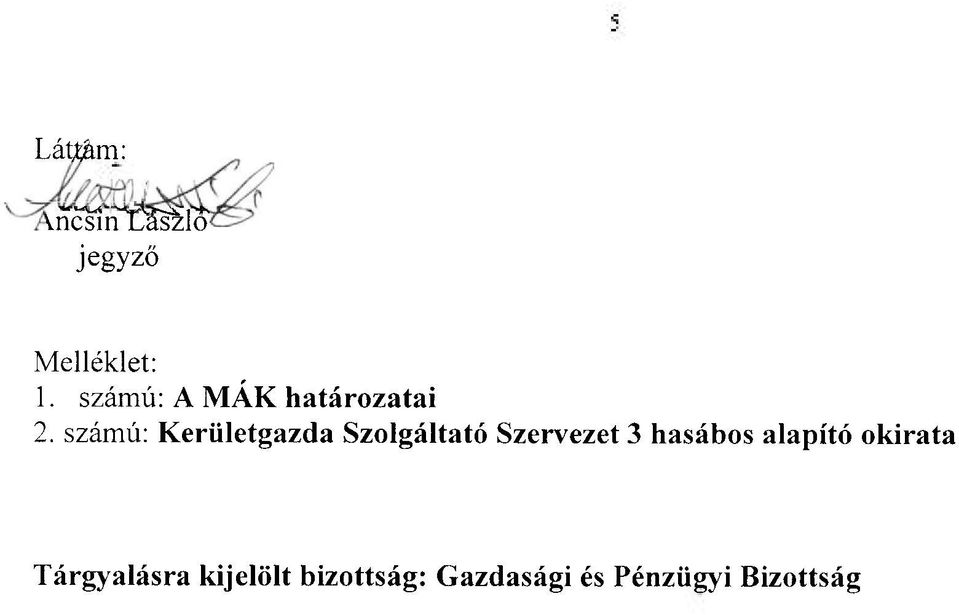 számú: Kerületgazda Szolgáltató Szervezet 3