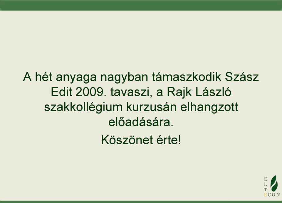 tavaszi, a Rajk László