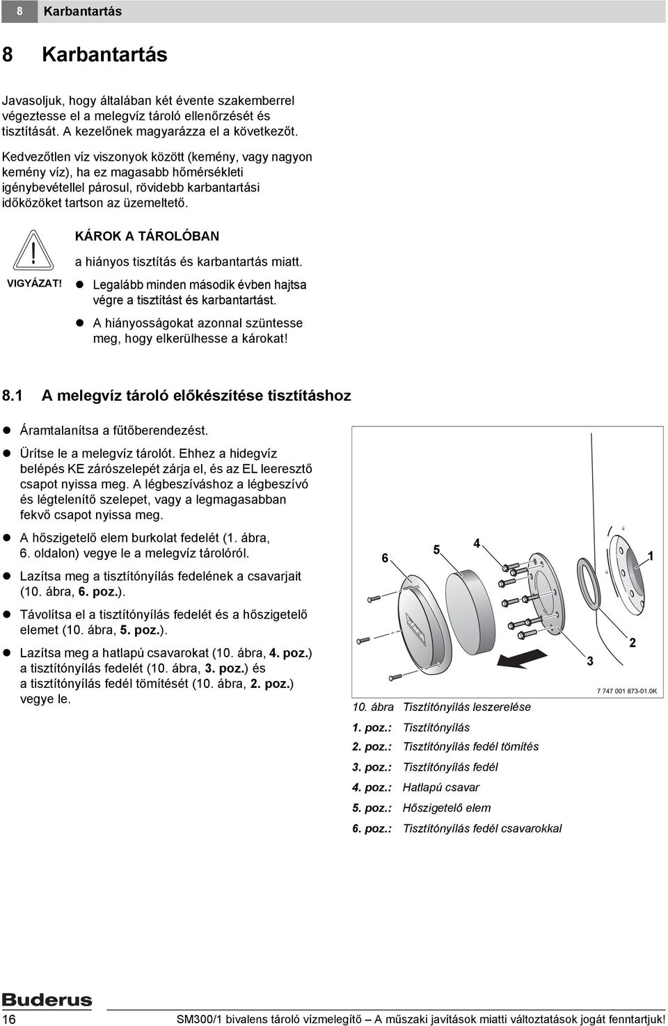 Szerelési és karbantartási utasítás - PDF Ingyenes letöltés