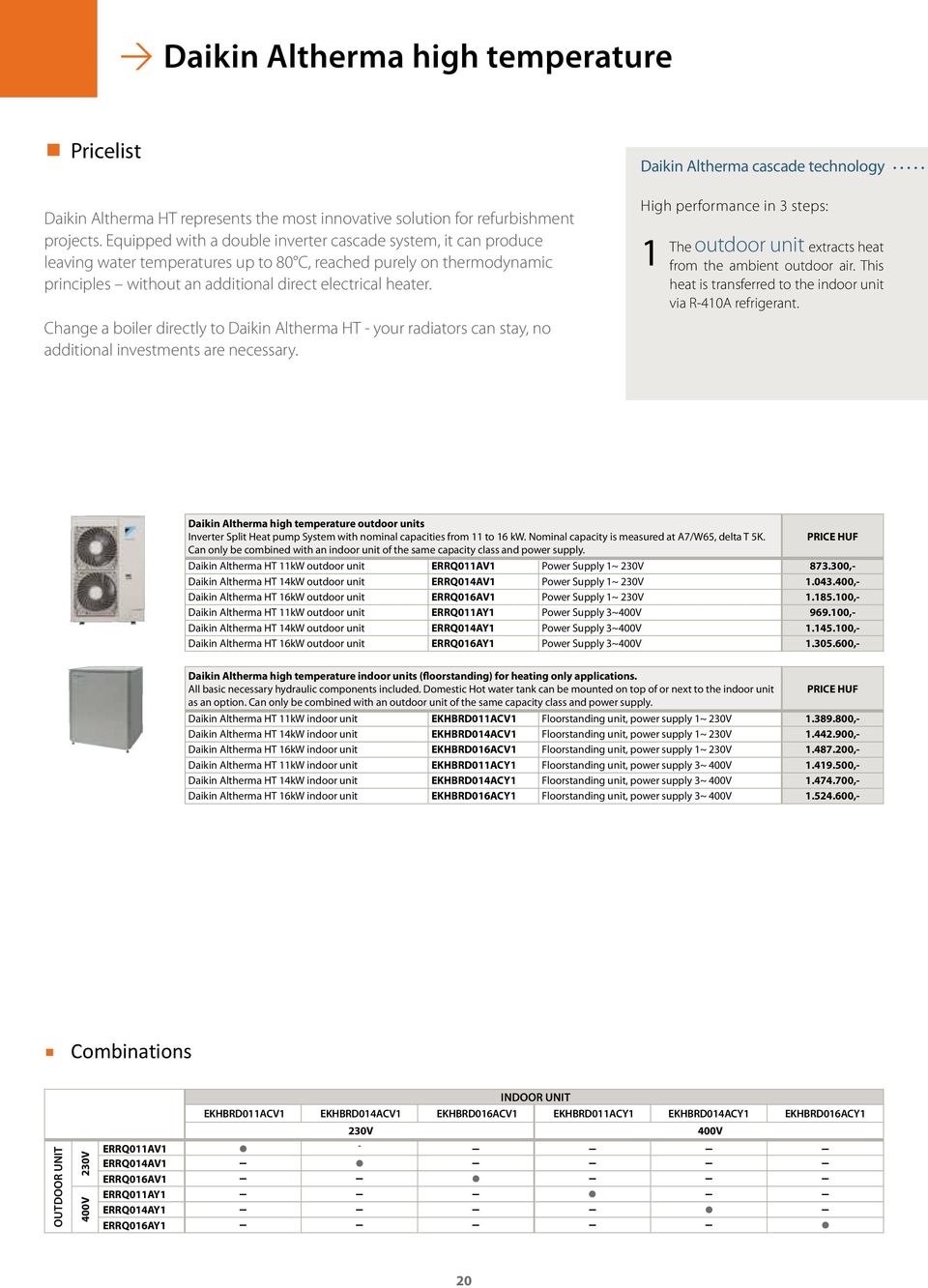 Change a boiler directly to Daikin Altherma HT - your radiators can stay, no additional investments are necessary.