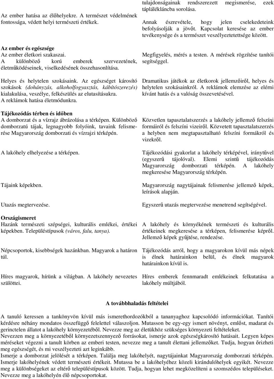 Az egészséget károsító szokások (dohányzás, alkoholfogyasztás, kábítószerezés) kialakulása, veszélye, felkészülés az elutasításukra. A reklámok hatása életmódunkra.