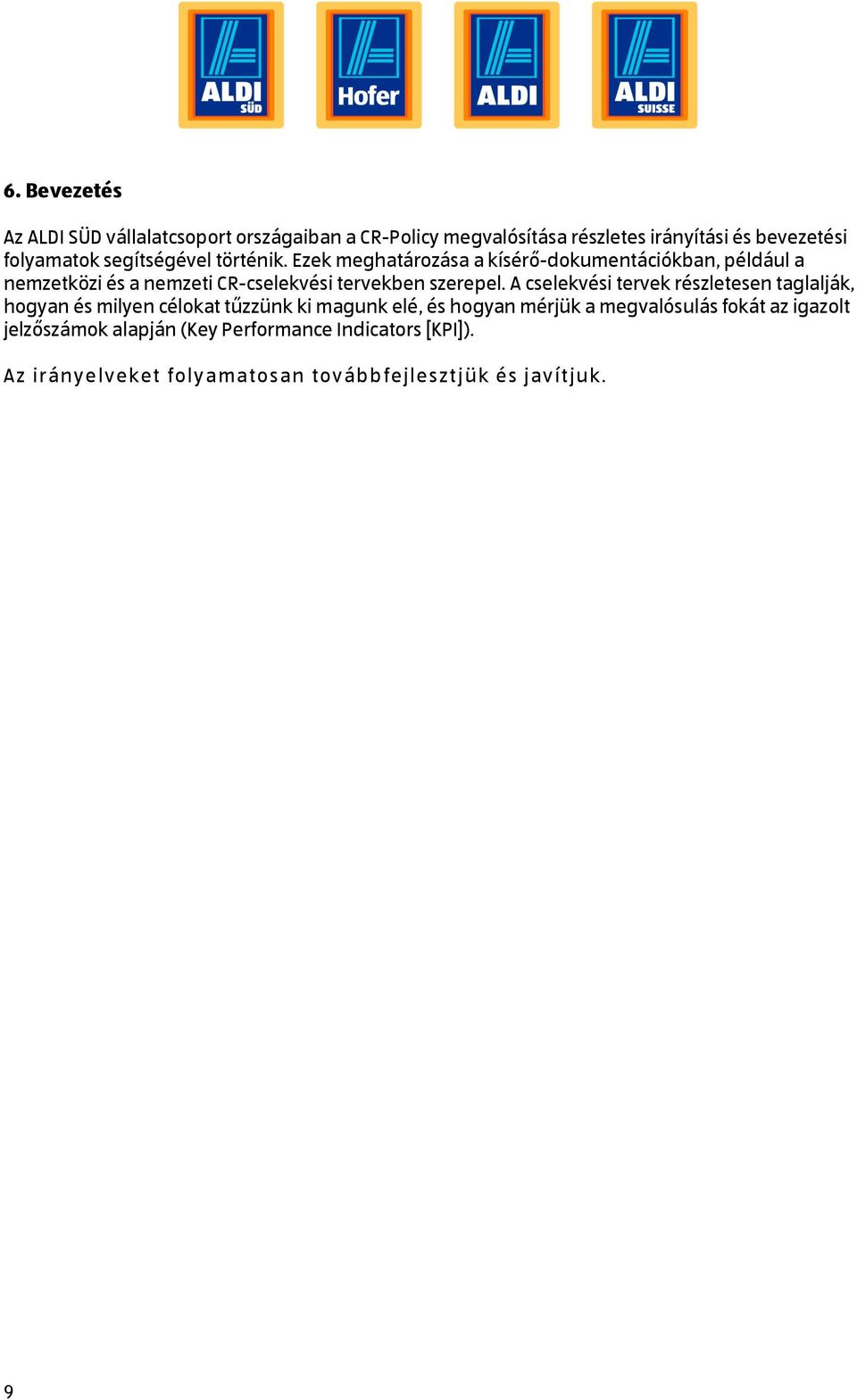 Ezek meghatározása a kísérő-dokumentációkban, például a nemzetközi és a nemzeti CR-cselekvési tervekben szerepel.