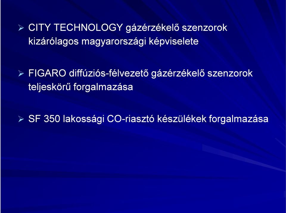 félvezető gázérzékelő szenzorok teljeskörű