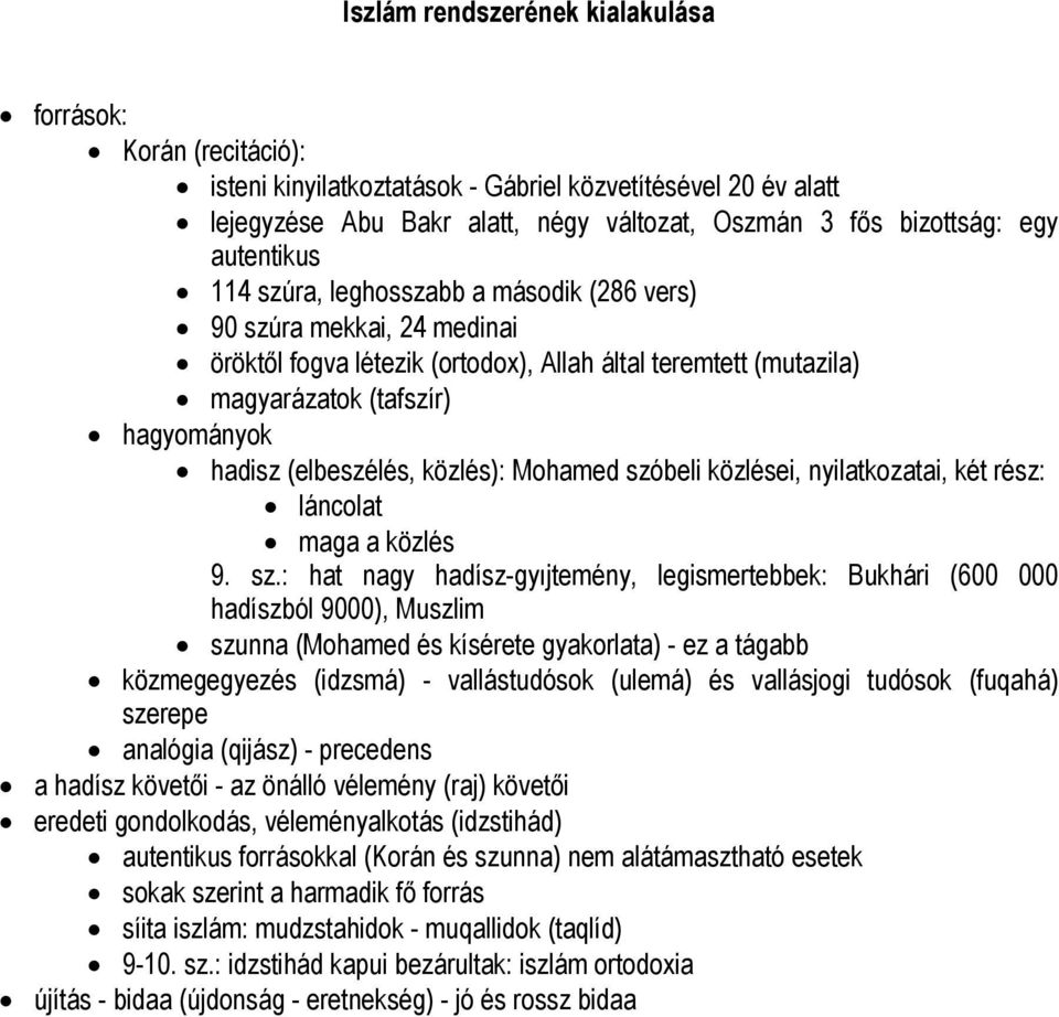 (elbeszélés, közlés): Mohamed szó