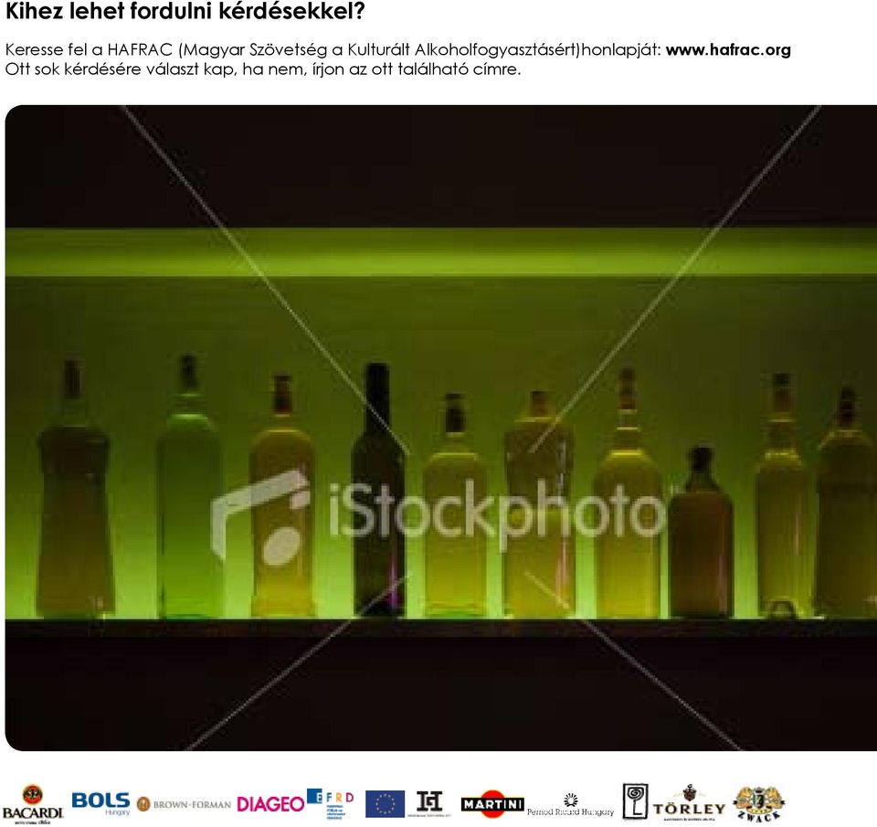 Kulturált Alkoholfogyasztásért)honlapját: www.