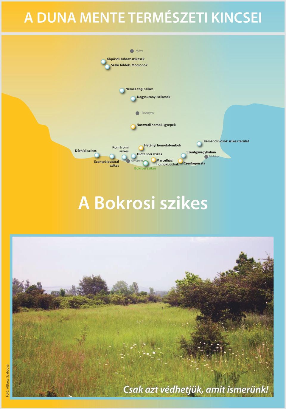 szikes Hetényi homokdombok Diófa sori szikes Komárom Marcelházi homokbuckák Bokrosi szikes Kéméndi Sósok