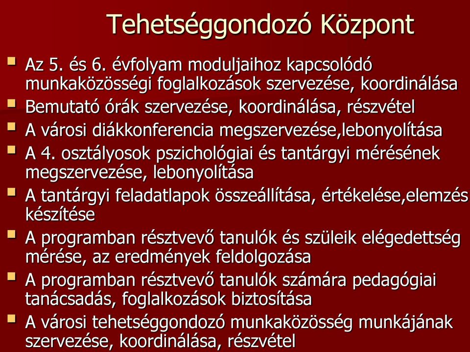 diákkonferencia megszervezése,lebonyolítása A 4.