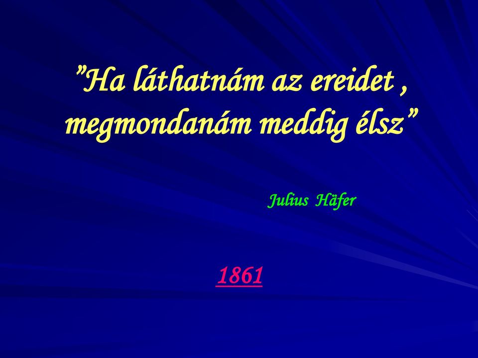 megmondanám