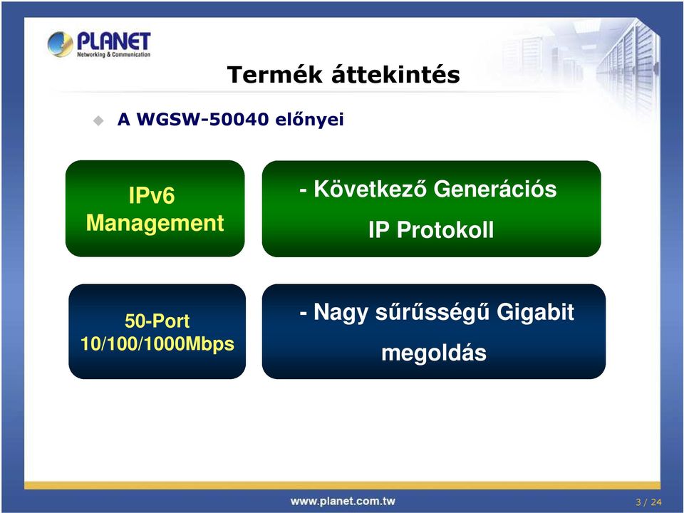 IP Protokoll 50Port 10/100/1000Mbps