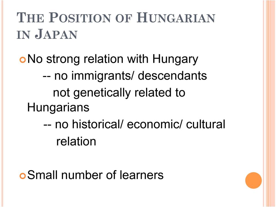 not genetically related to Hungarians -- no