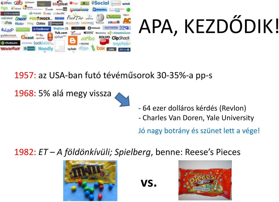 megy vissza - 64 ezer dolláros kérdés (Revlon) - Charles Van