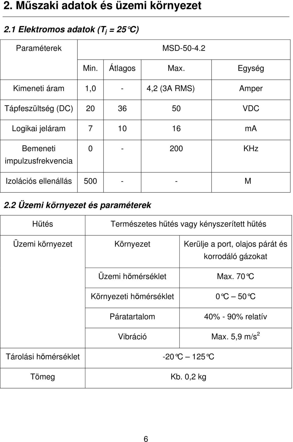 ellenállás 500 - - MΩ 2.