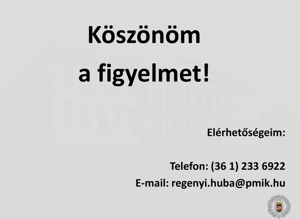 Telefon: (36 1) 233