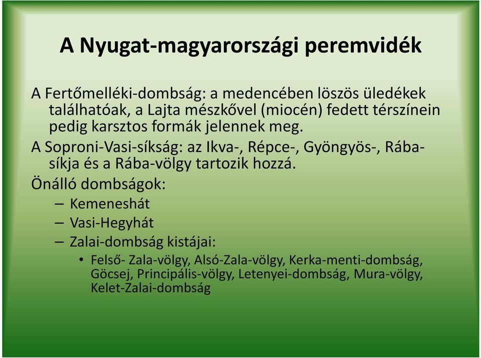 Magyarország földtana és természetföldrajza gyakorlat - PDF Ingyenes  letöltés