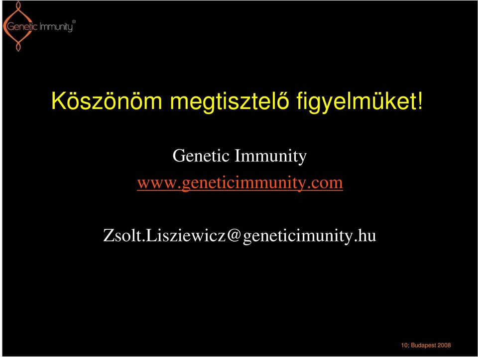 Genetic Immunity www.